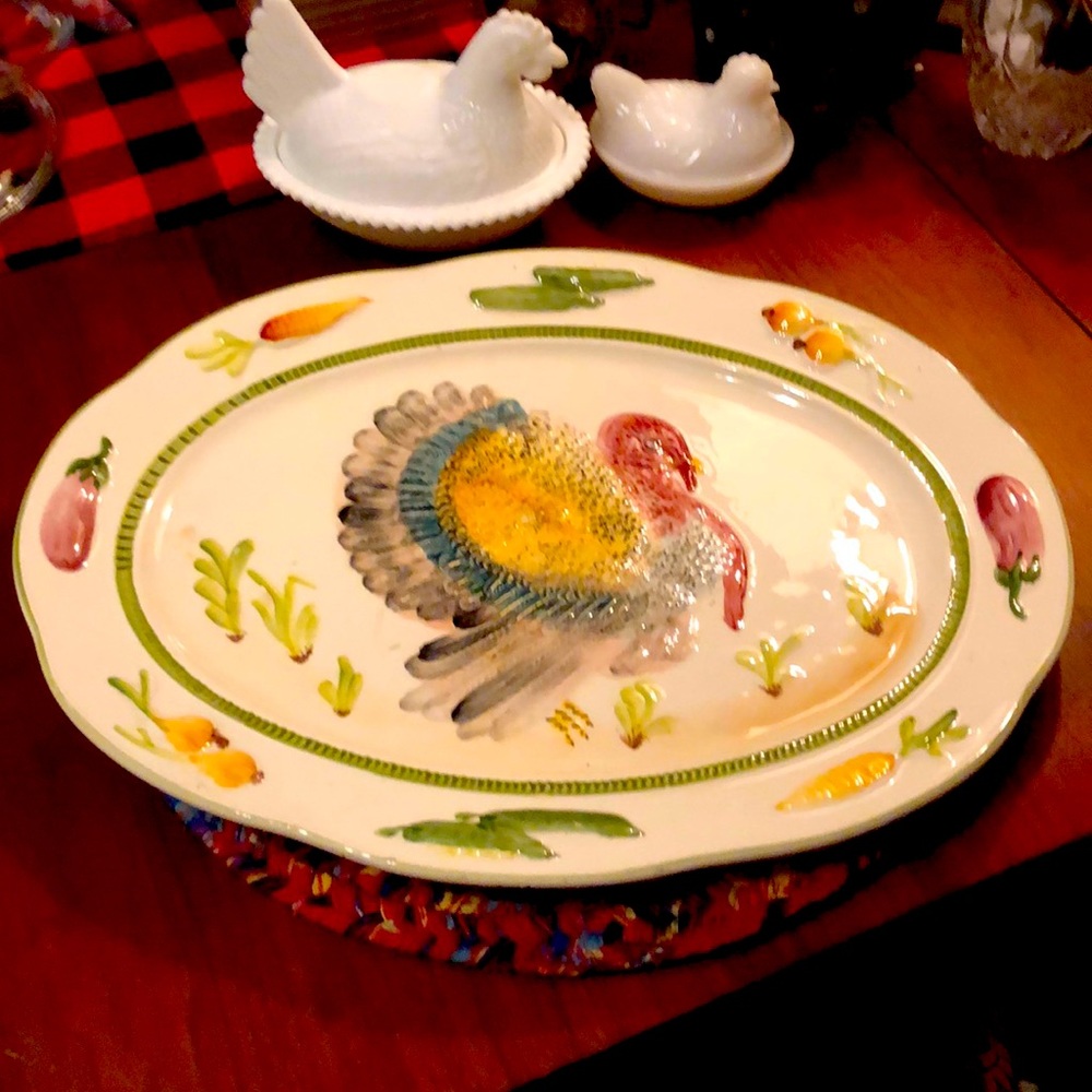 Vintage Weiss Turkey Platter Beautiful!